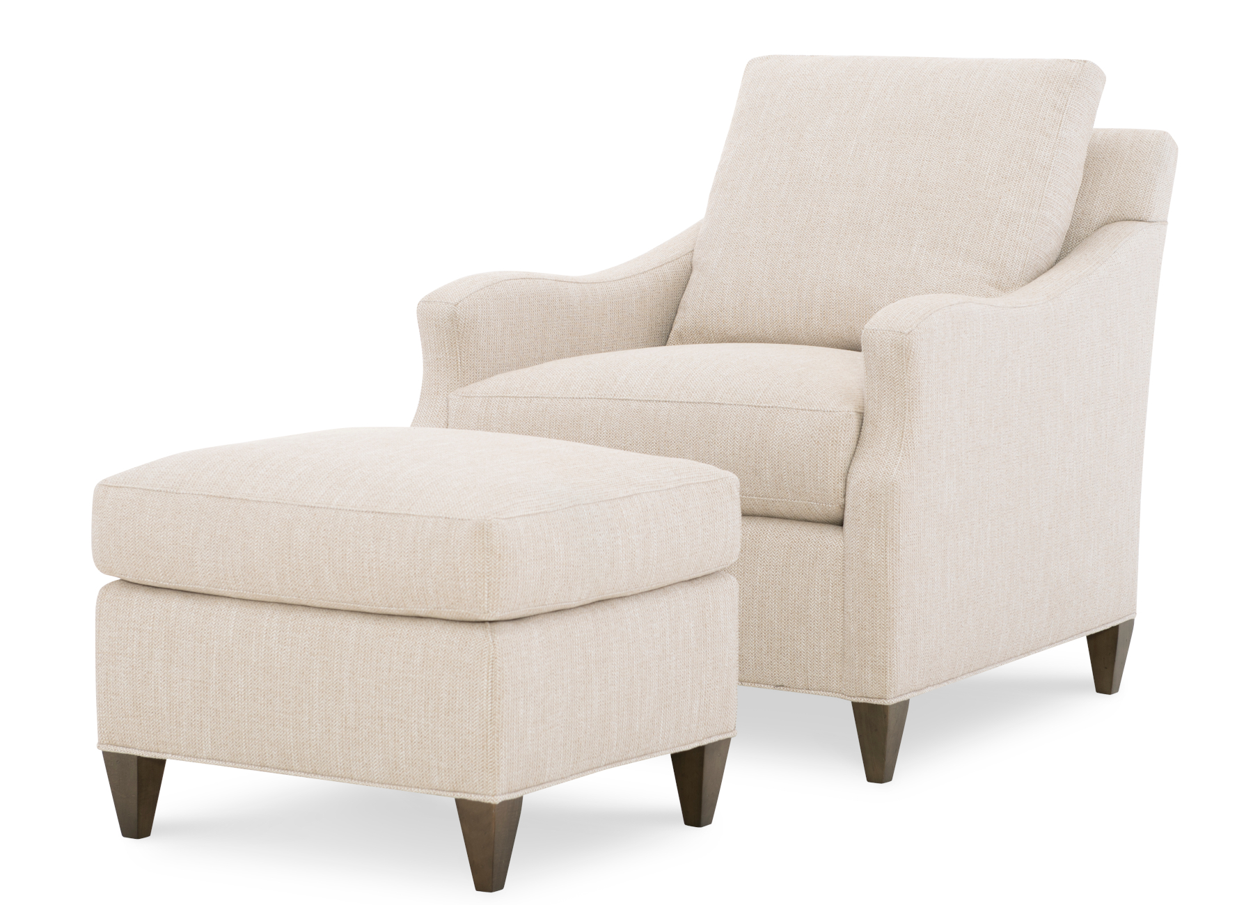 Ingram 2079 Fabric Chair & 2079-23 Ottoman by Wesley Hall (sold separately)