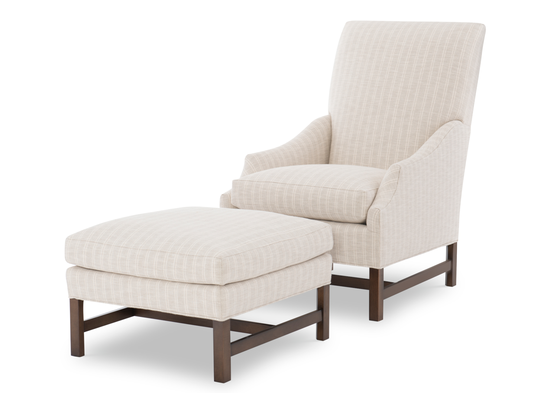Laslo 501 Fabric Chair & 501-25 Ottoman by Wesley Hall (sold separately)
