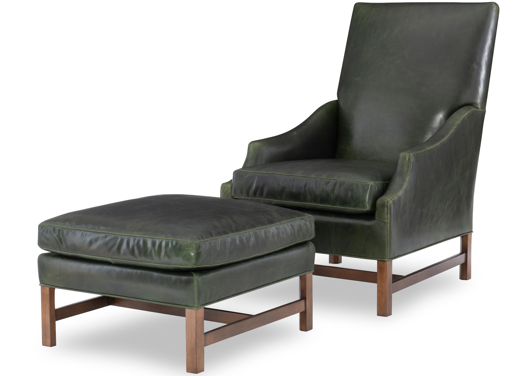 Laslo L501 Leather Chair & L501-25 Ottoman by Wesley Hall (sold separately)