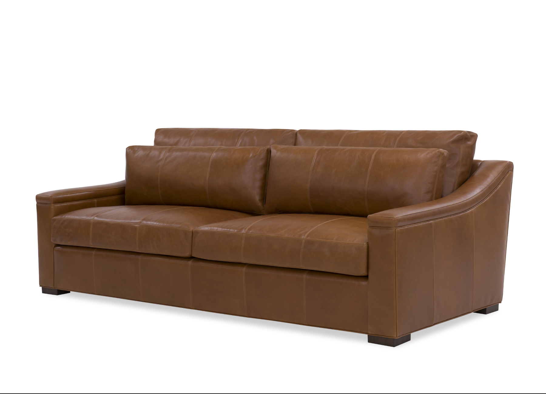 Lowell L2024-96 Leather Sofa by Wesley Hall