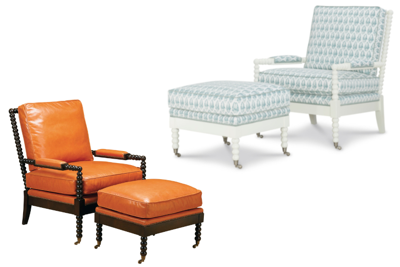 Marshall Chair & Ottoman by Wesley Hall