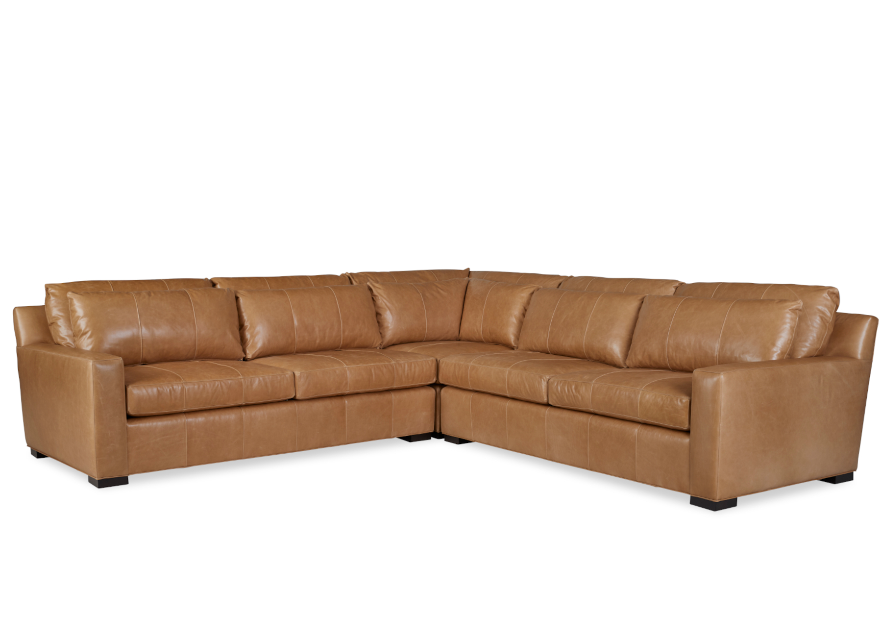Nest L2576 Leather Sectional by Wesley Hall