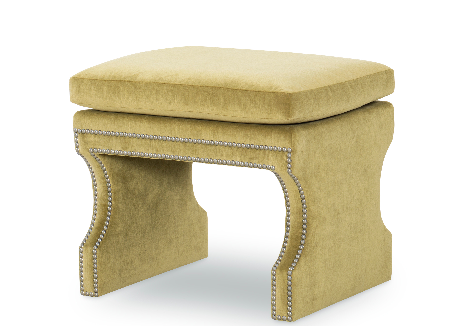 Rostan Ottoman by Wesley Hall in Fabric