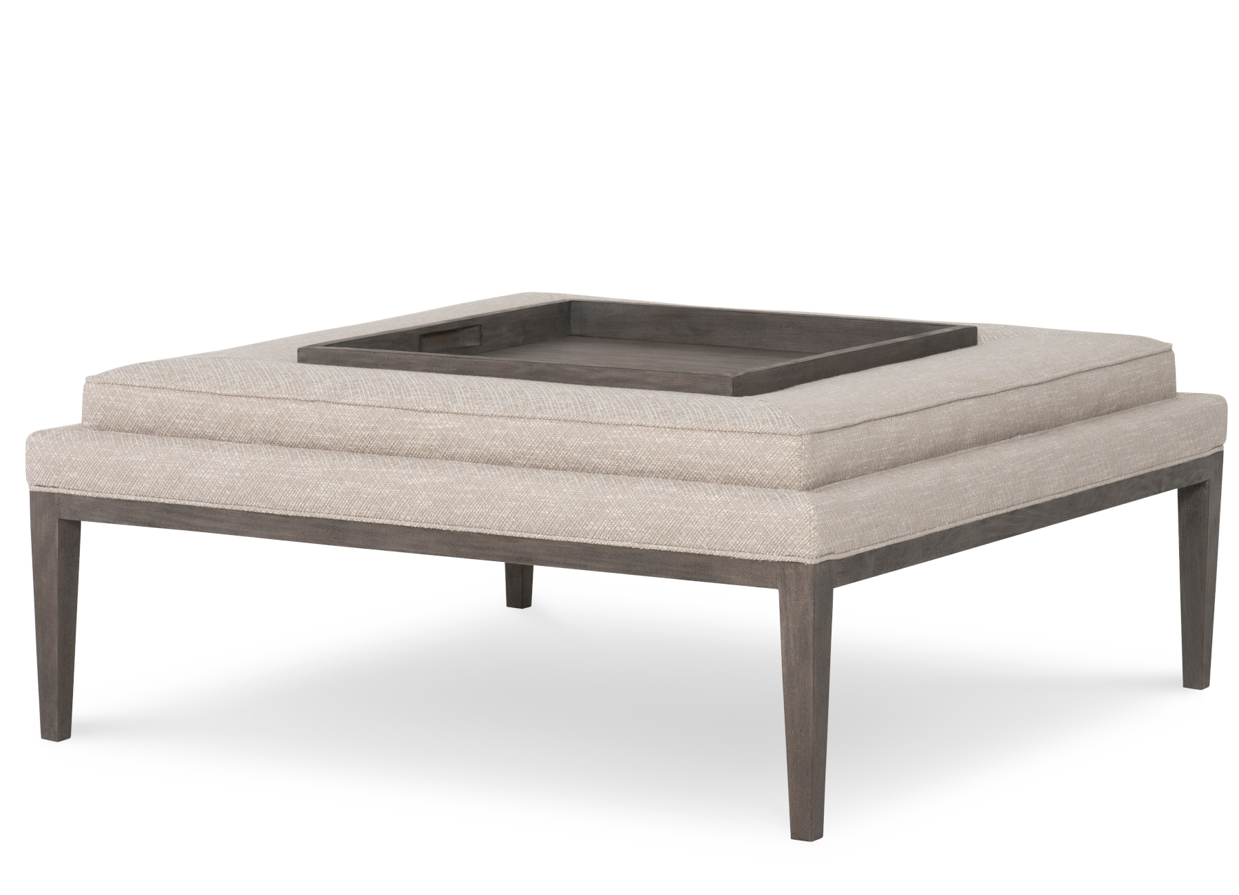 Baylor 97 Fabric Ottoman by Wesley Hall