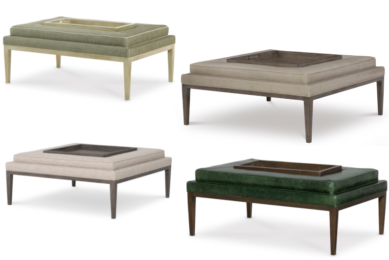 Baylor Ottomans by Wesley Hall
