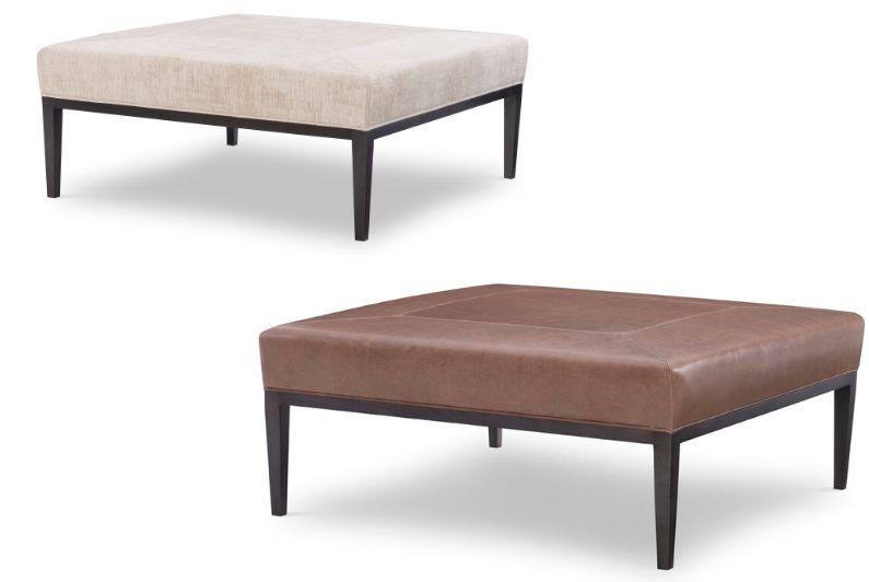 Carlyle Ottoman by Wesley Hall