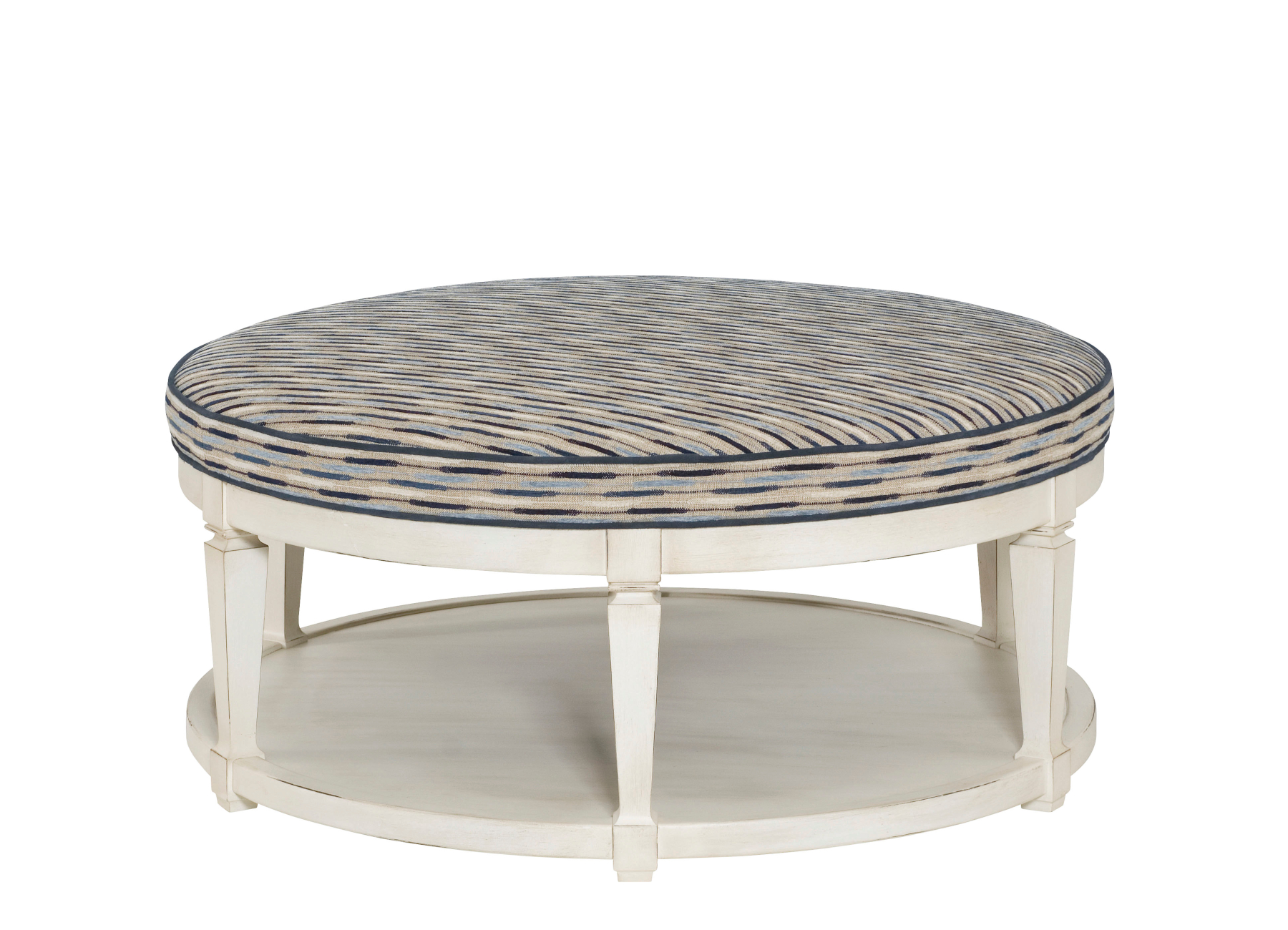 Carrie 70 Fabric Ottoman by Wesley Hall