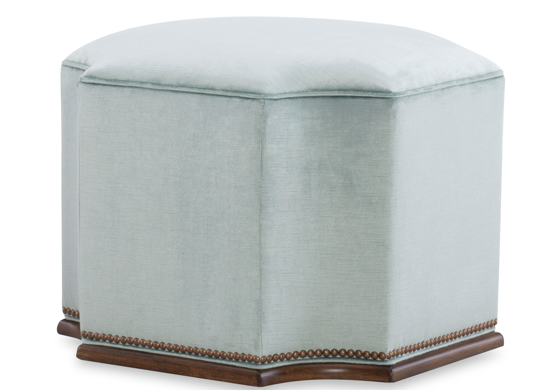 Furrow 158C Ottoman by Wesley Hall in Fabric