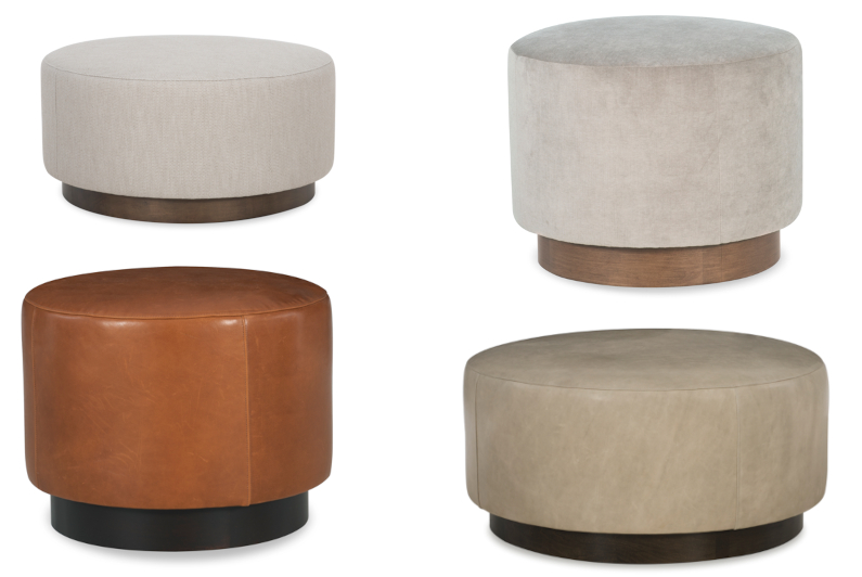 Halo Ottomans by Wesley Hall