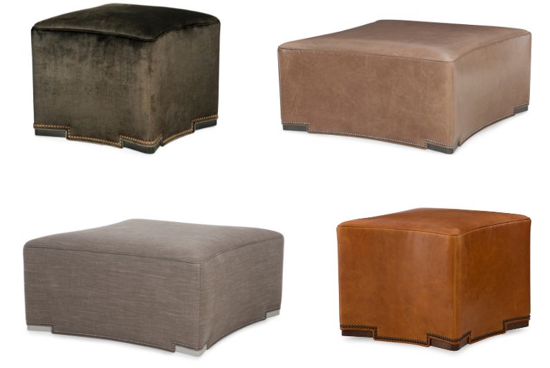 Lune Ottomans by Wesley Hall