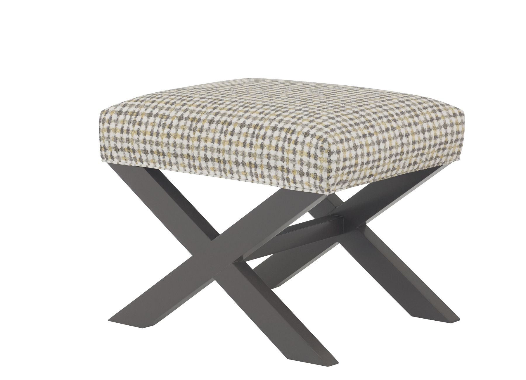 Mayer 77 Fabric Ottoman by Wesley Hall