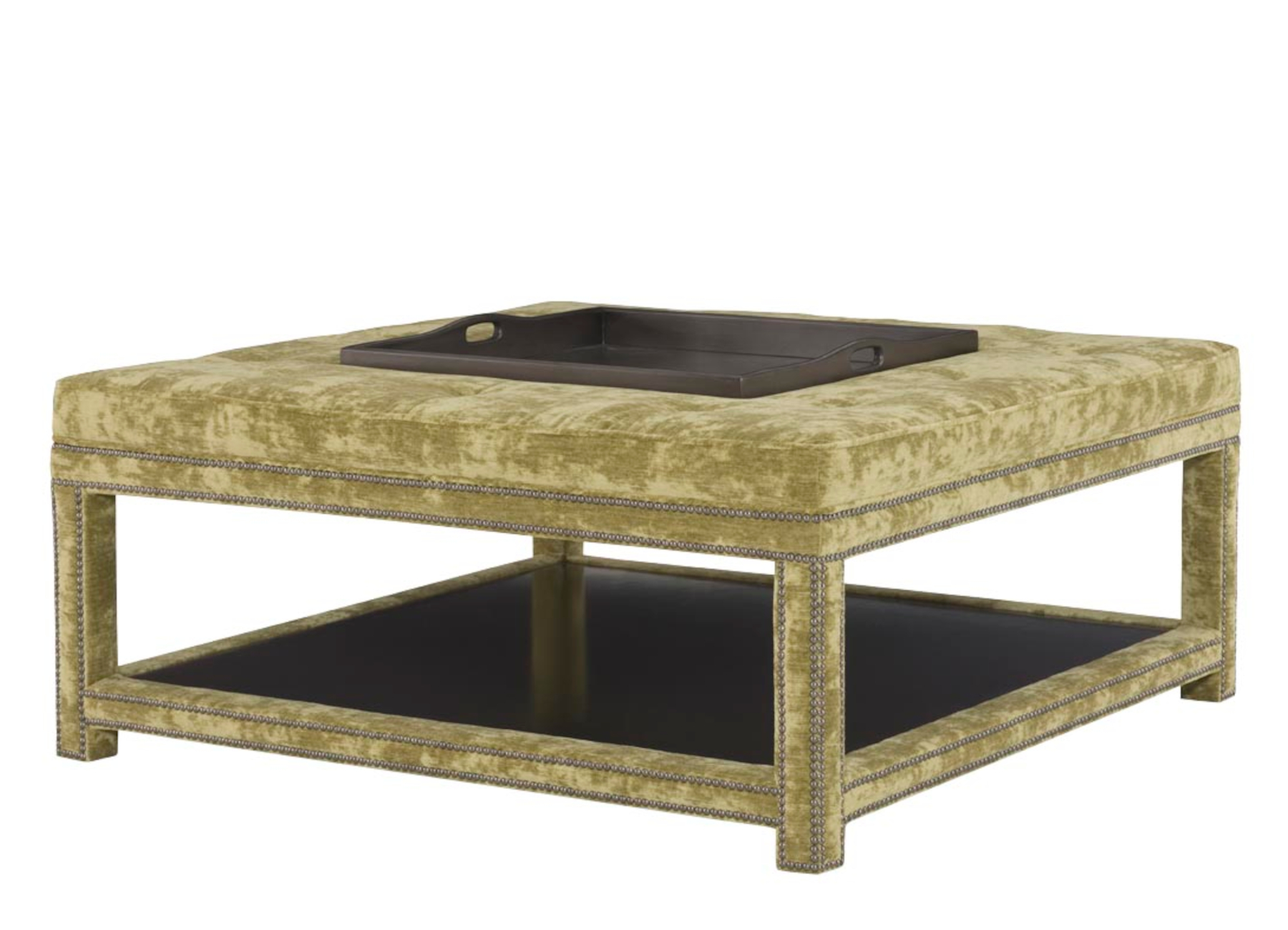 Rogers 90 Fabric Ottoman by Wesley Hall