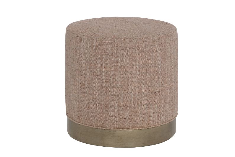 Simon 87 Fabric Ottoman by Wesley Hall