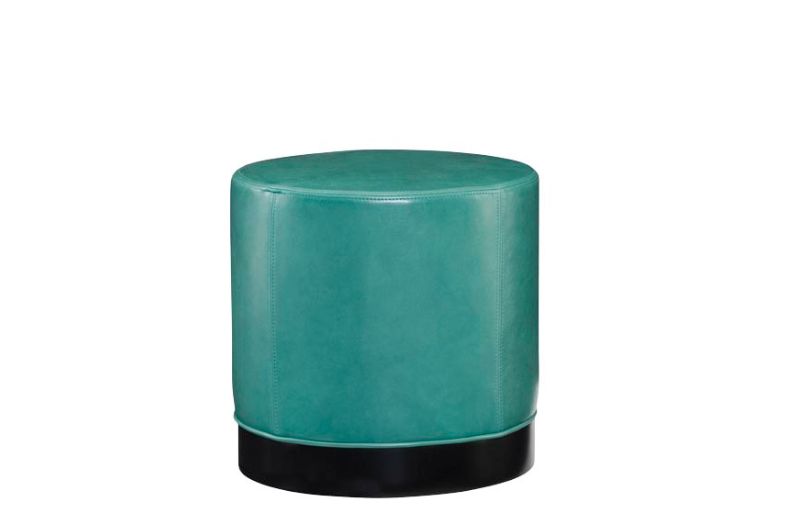 Simon L87 Leather Ottoman by Wesley Hall