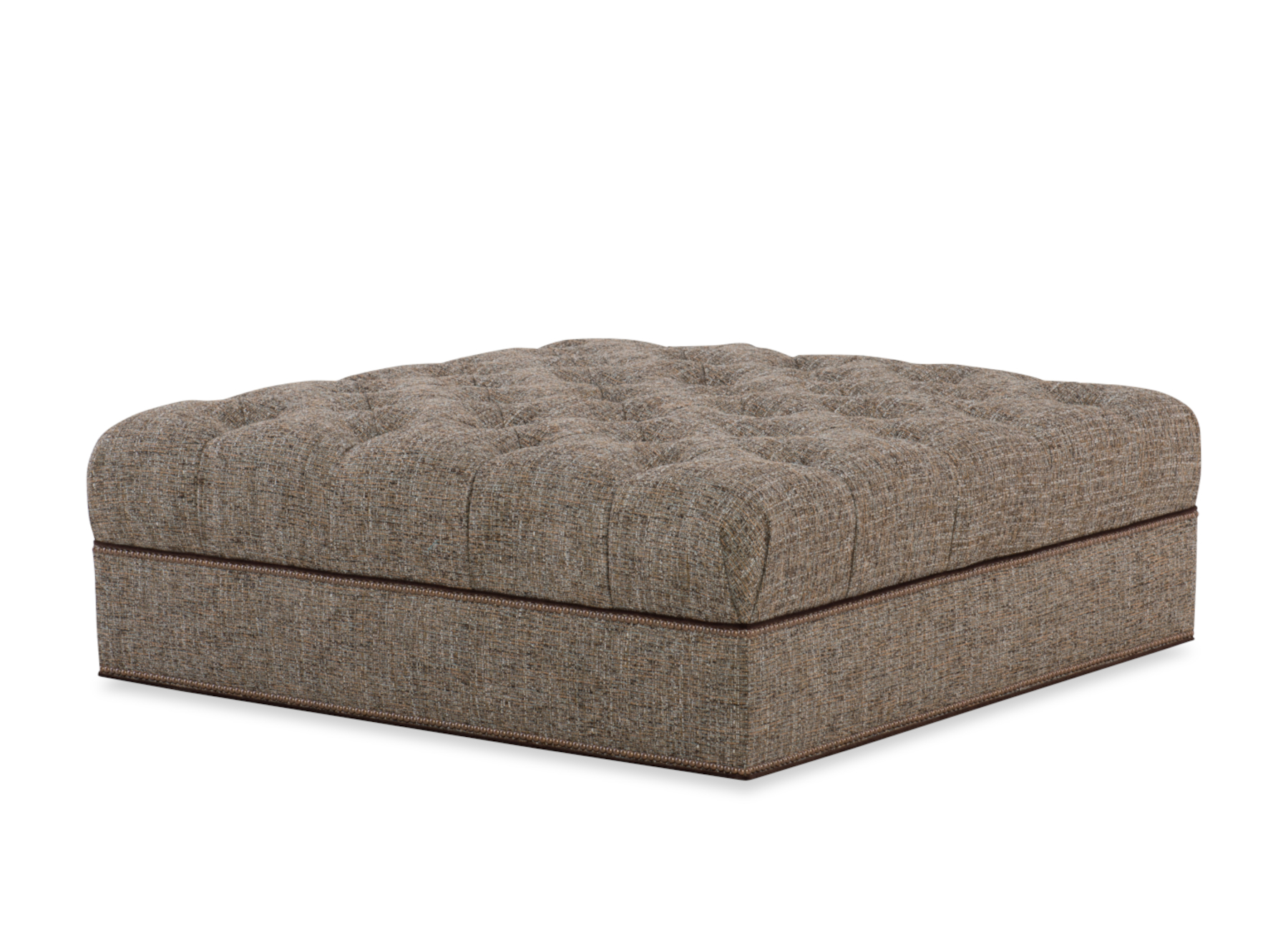 Sorensen 96-C Fabric Ottoman by Wesley Hall