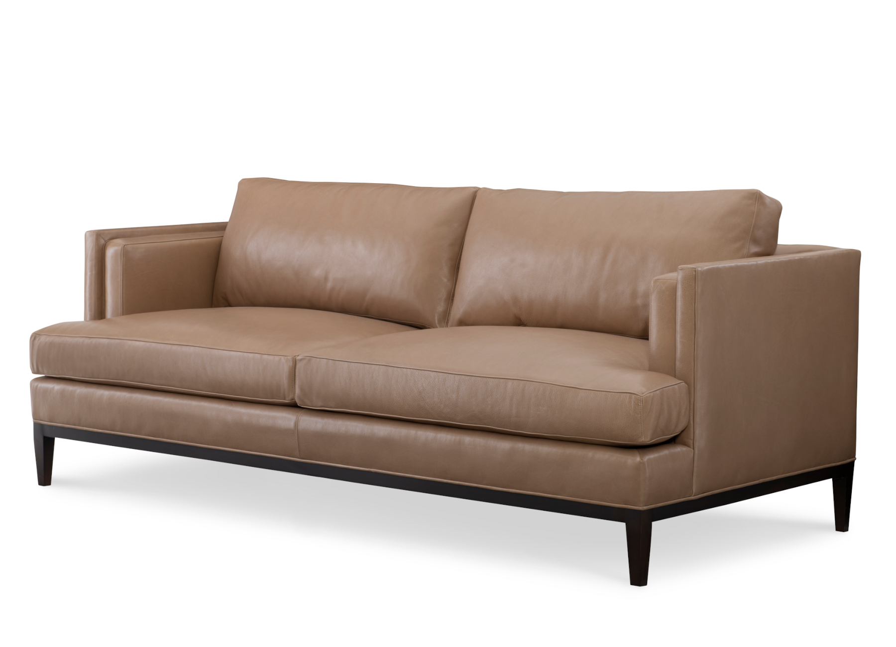 Peretti L2084-85 Leather Sofa by Wesley Hall