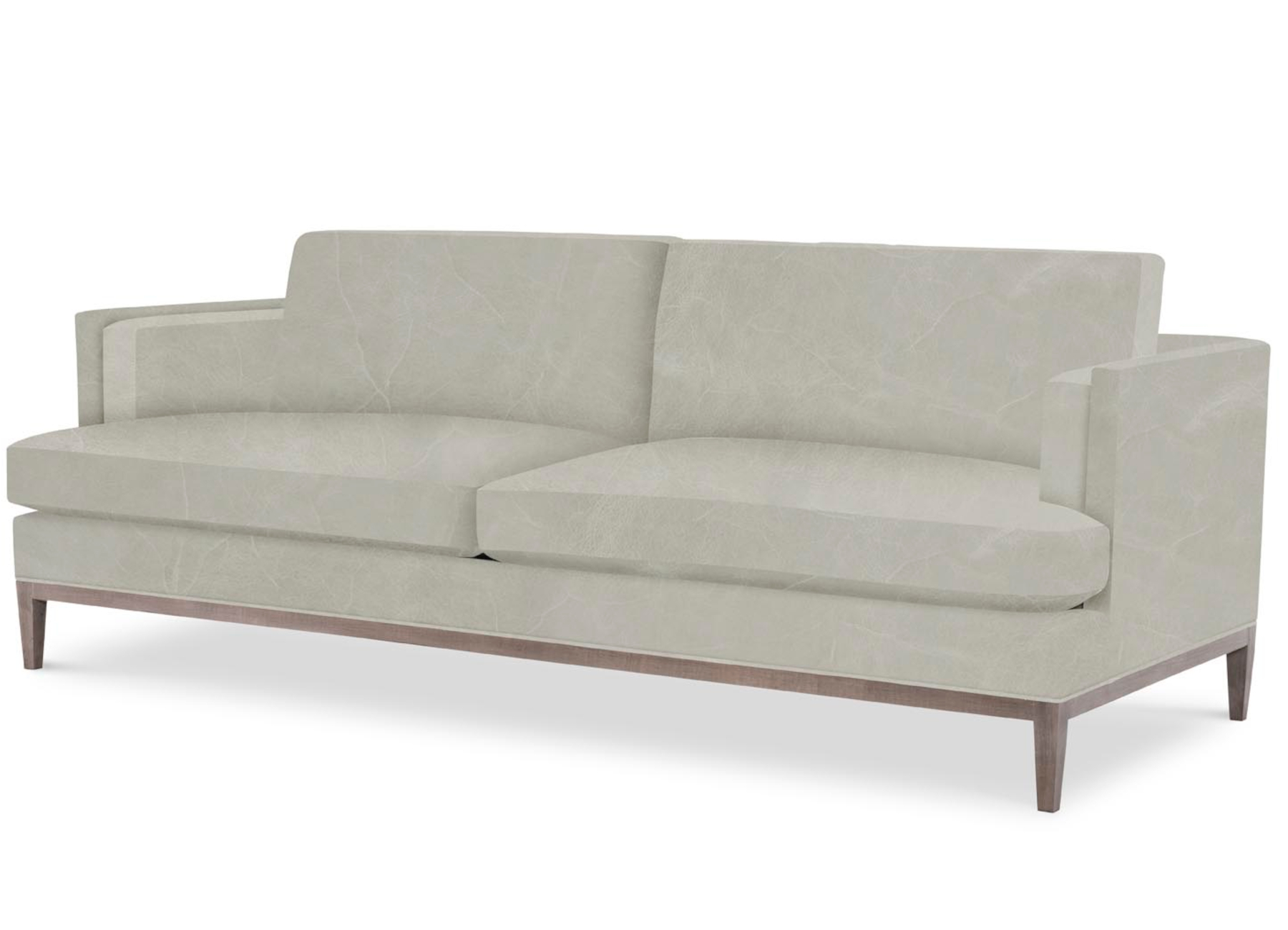 Peretti L2084-92 Leather Sofa by Wesley Hall