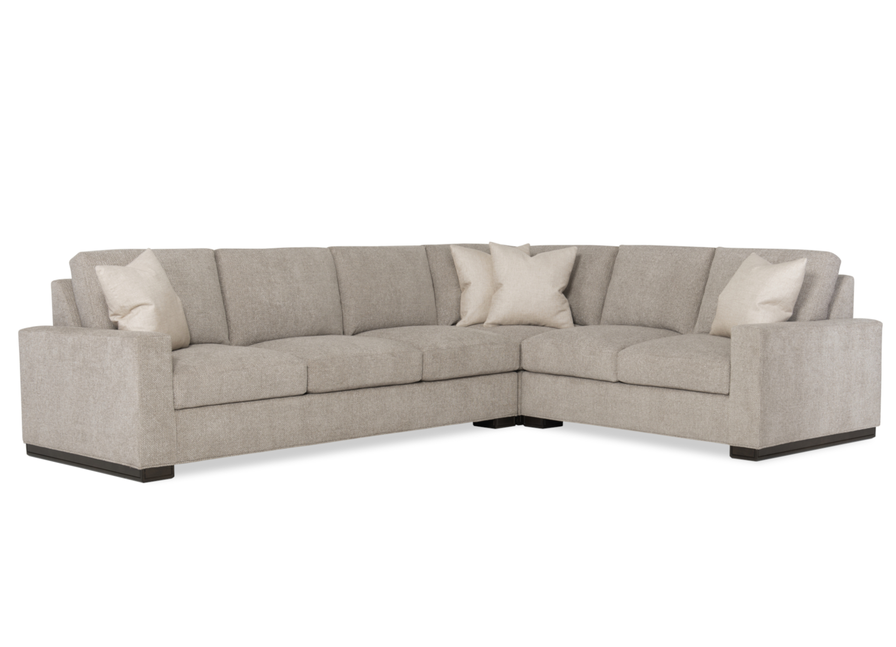 Ample P2018 Fabric Sectional by Wesley Hall