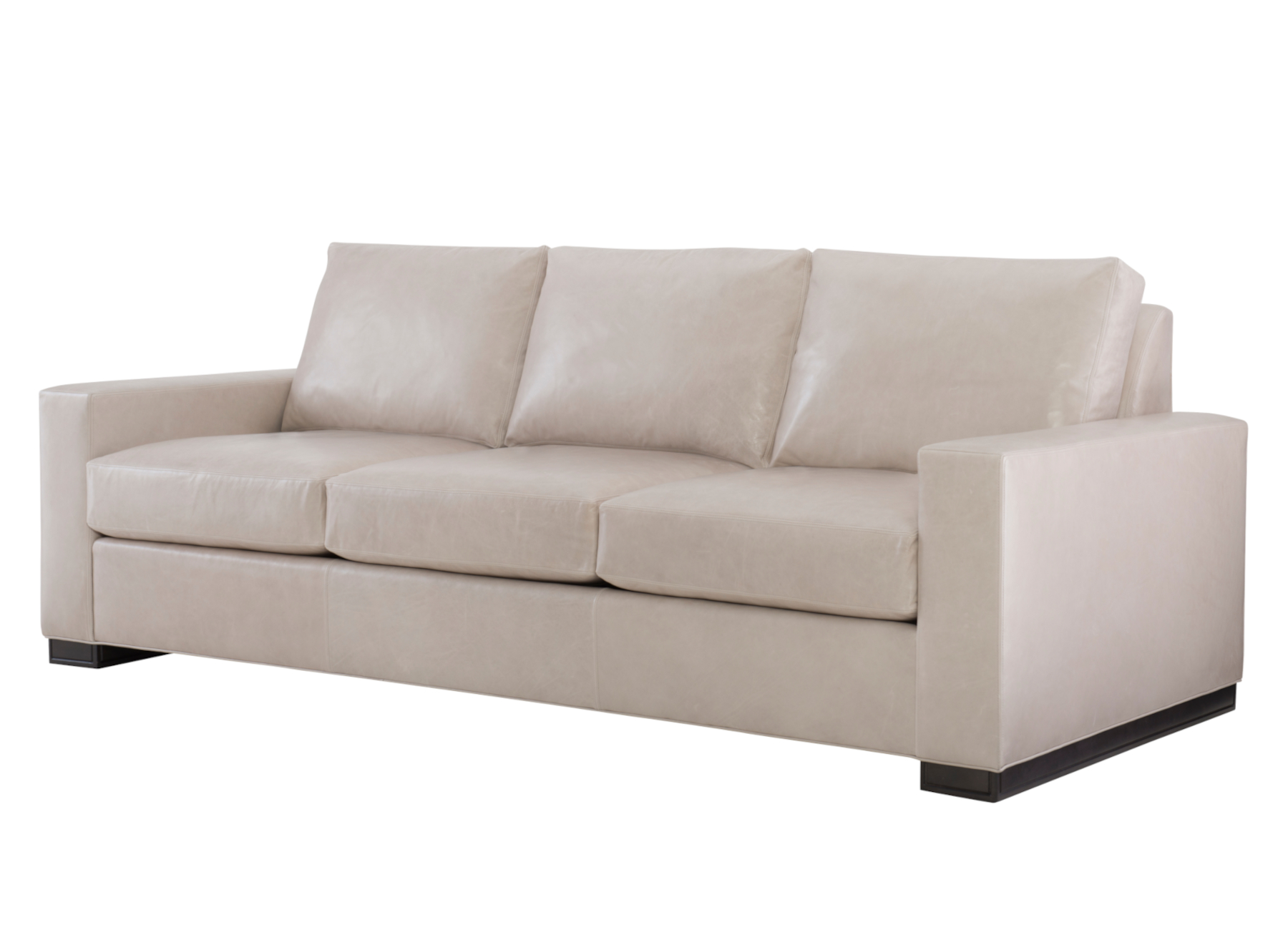 Ample PL2018-94 Leather Sofa by Wesley Hall