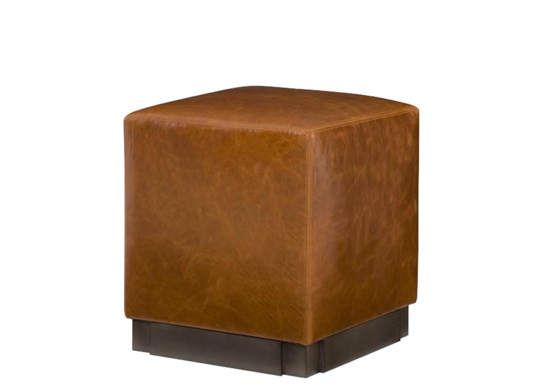 Baseline PL5414 Leather Ottoman by Wesley Hall