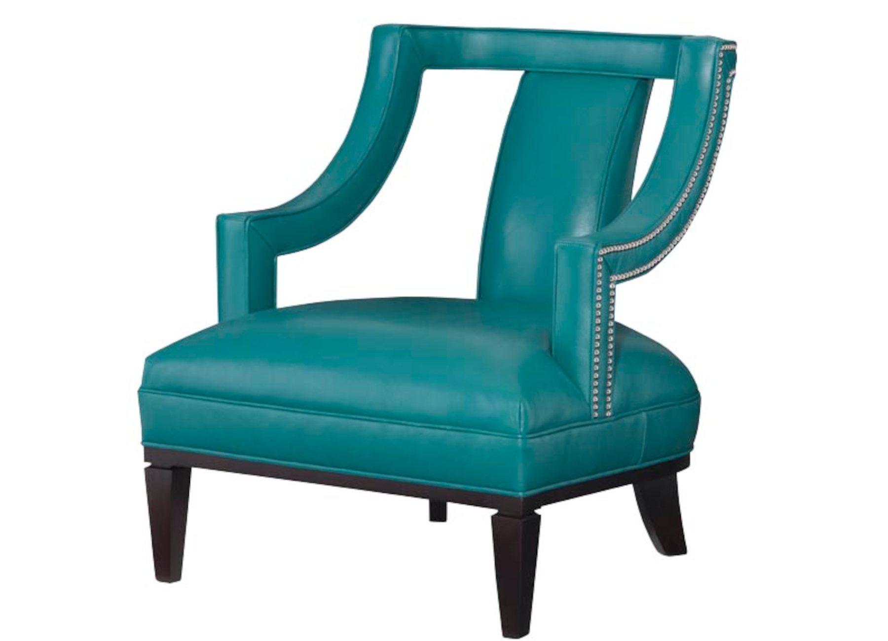 Charming PL603 Leather Chair by Wesley Hall