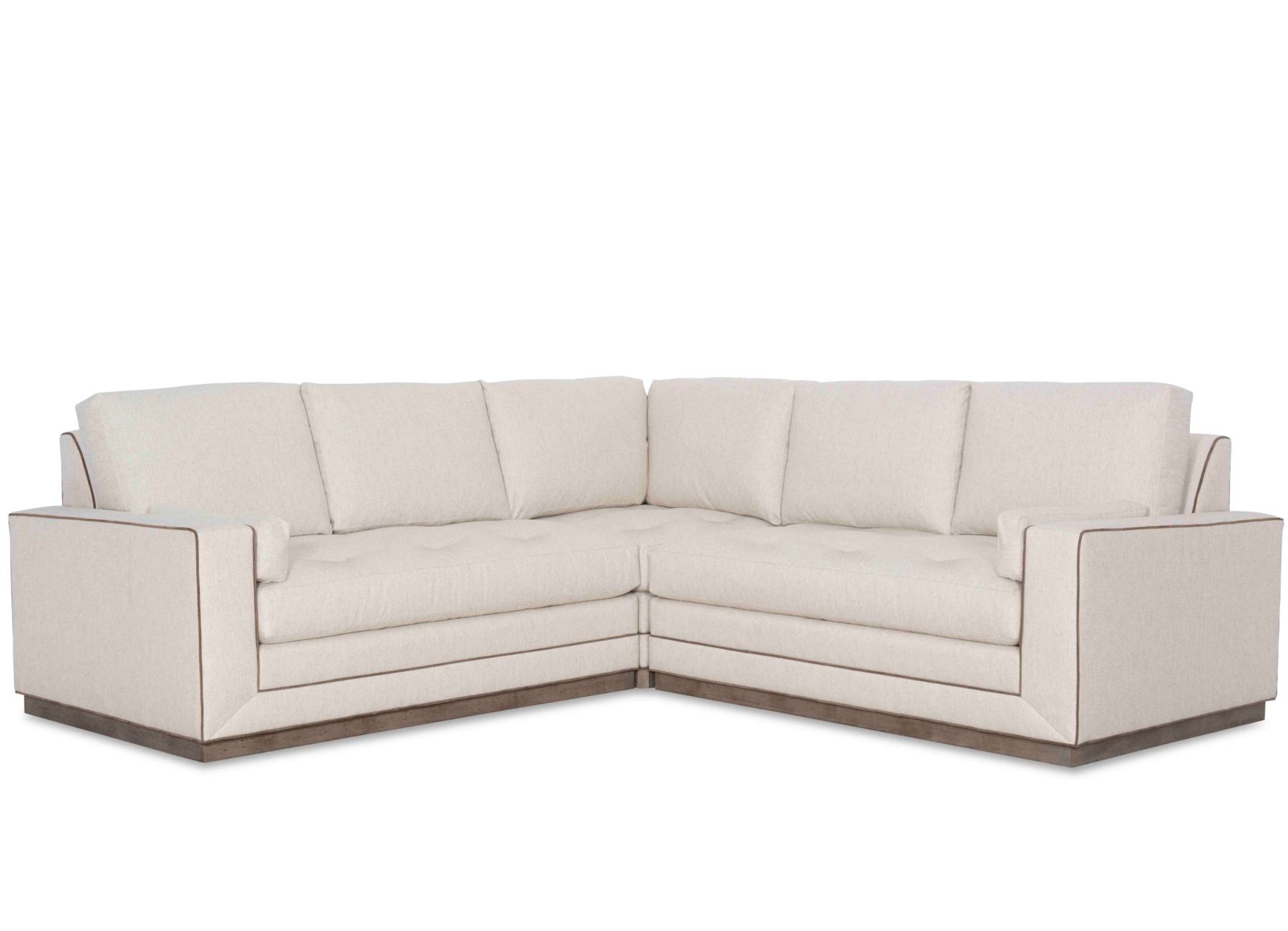 Dapper P2500 Fabric Sectional by Wesley Hall