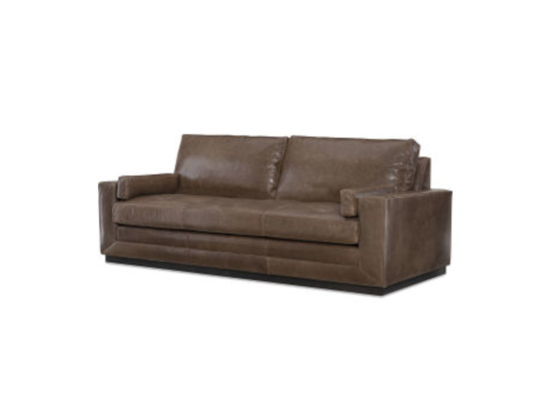 Dapper PL2500-94 Leather Sofa by Wesley Hall