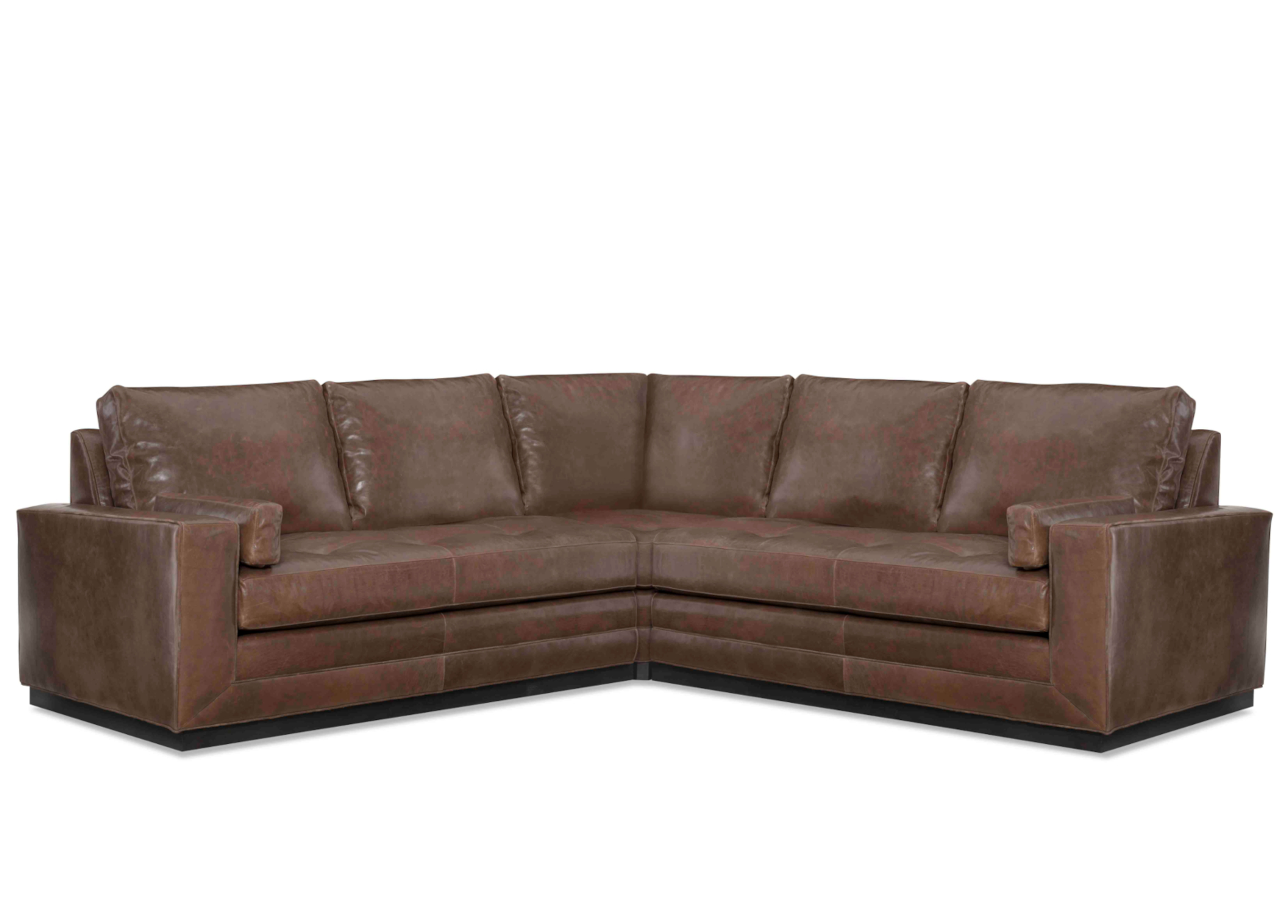 Dapper PL2500 Leather Sectional by Wesley Hall