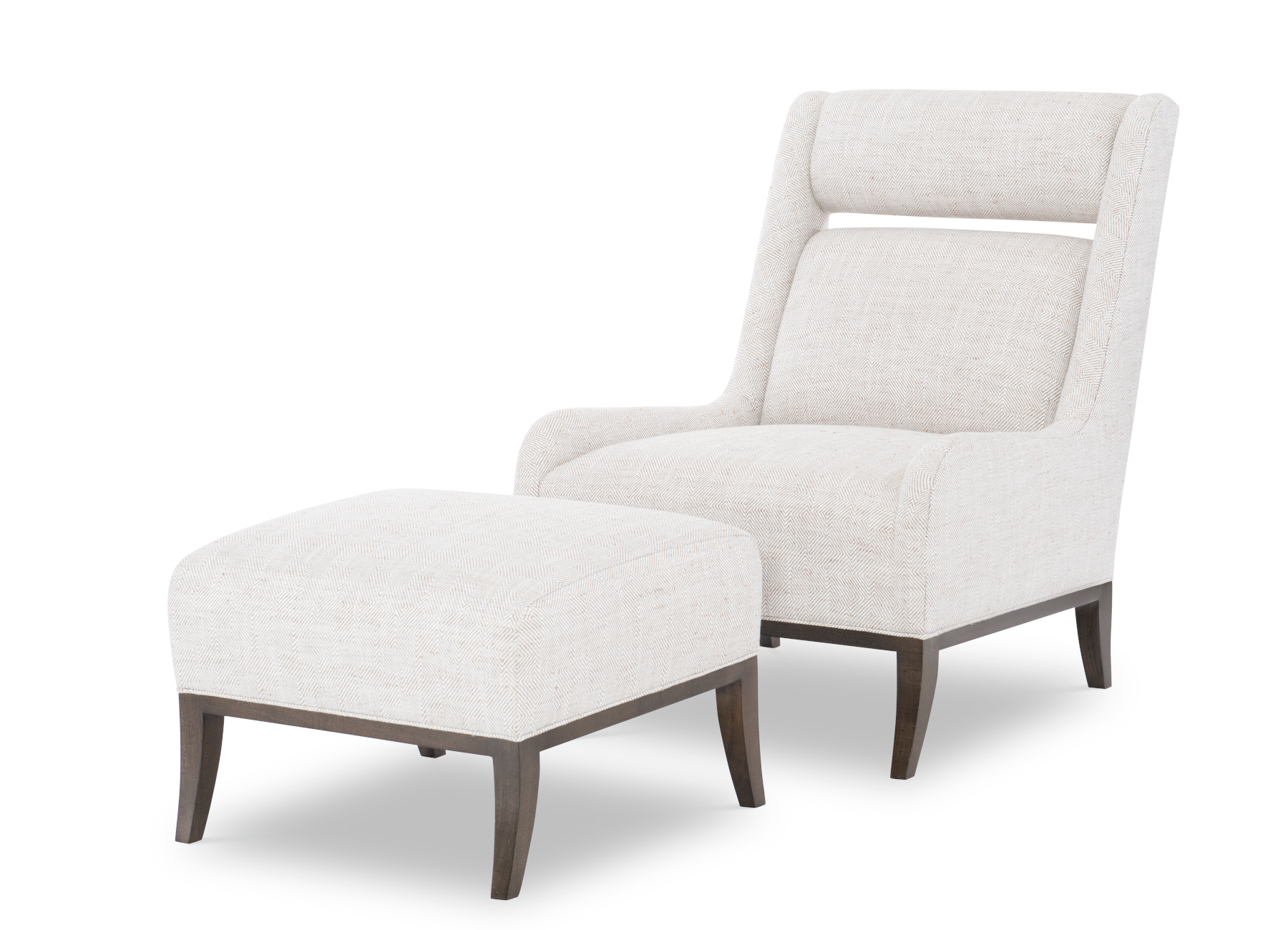 Dashing P508 Fabric Chair & P508-25 Ottoman by Wesley Hall (sold separately)
