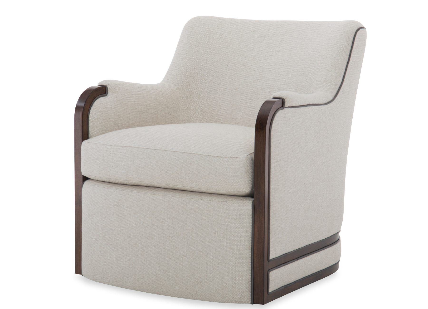 Dulcet P548 Fabric Swivel Chair by Wesley Hall