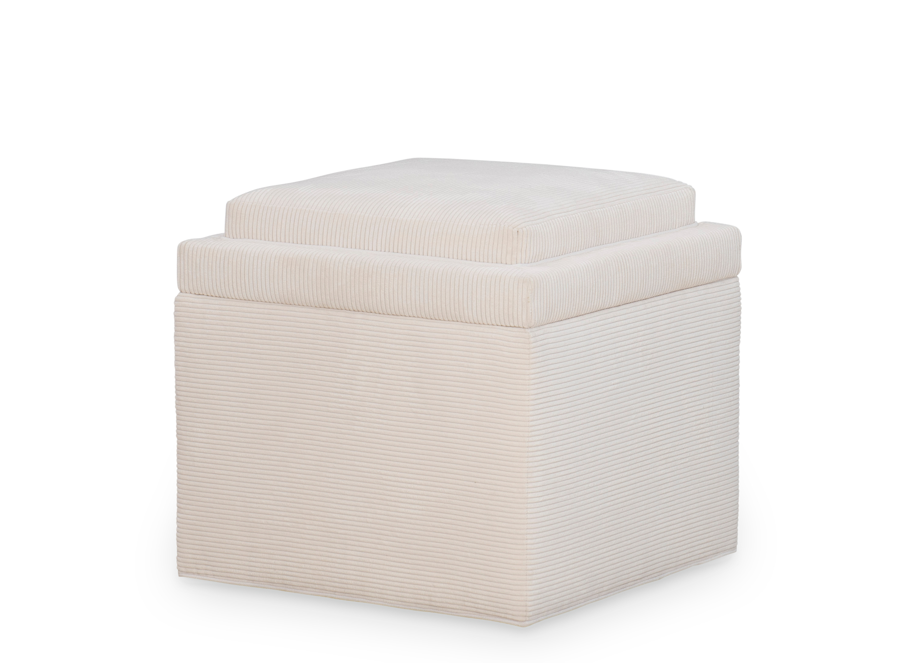 Within P162-C Fabric Storage Ottoman by Wesley Hall