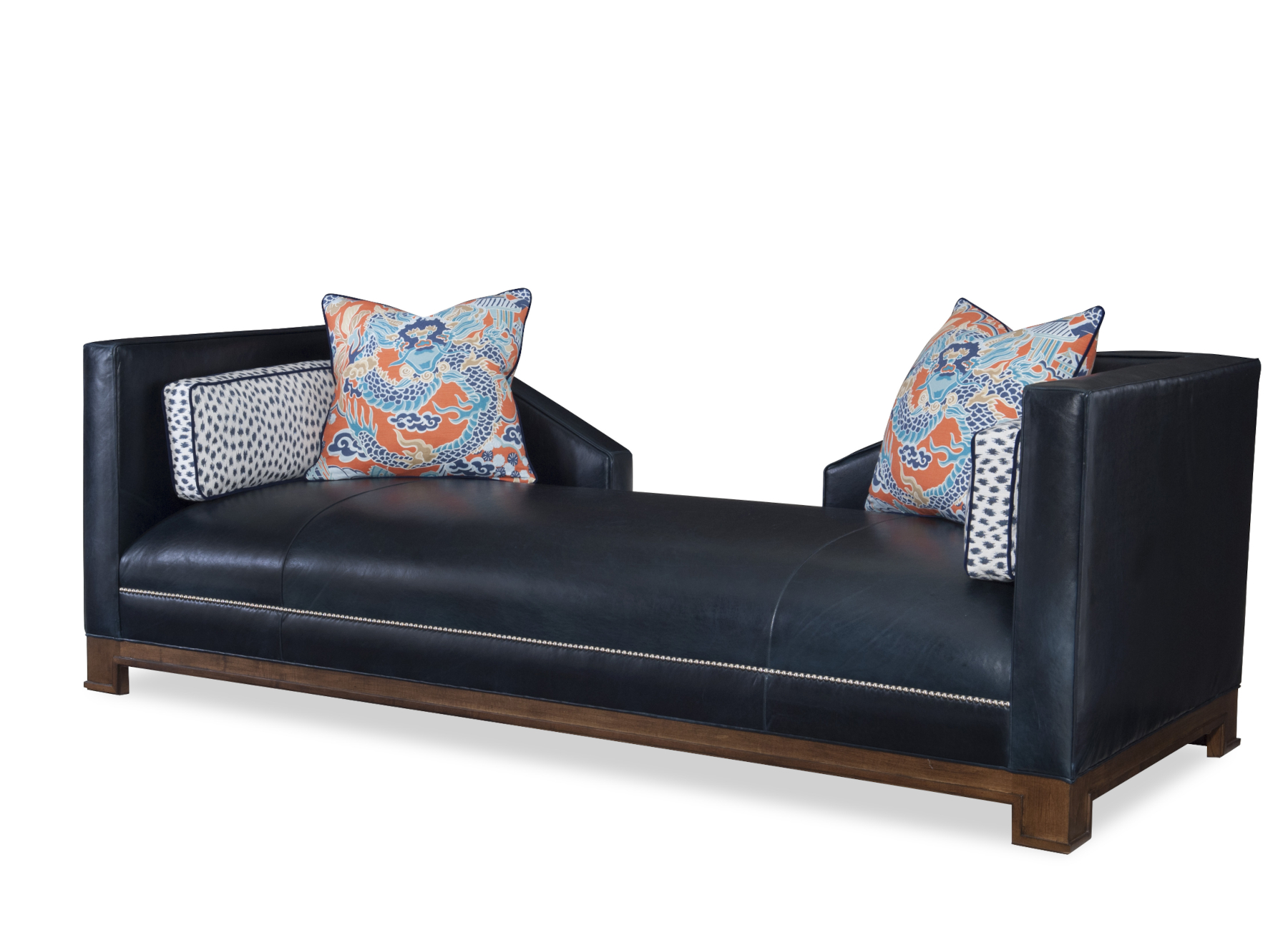 Social PL1980-91 Leather Sofa by Wesley Hall