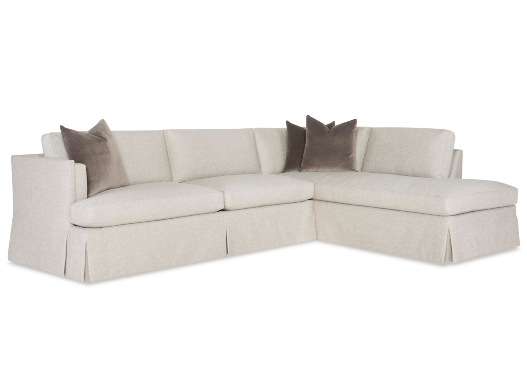 Rollins 2082 Fabric Sectional by Wesley Hall