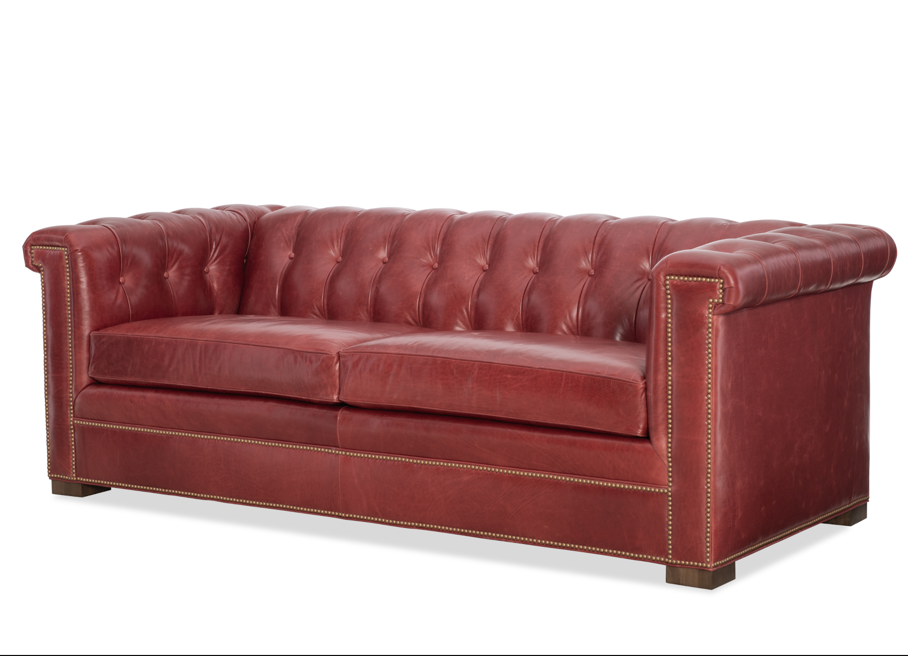 McGee L2030-89 Leather Sofa by Wesley Hall