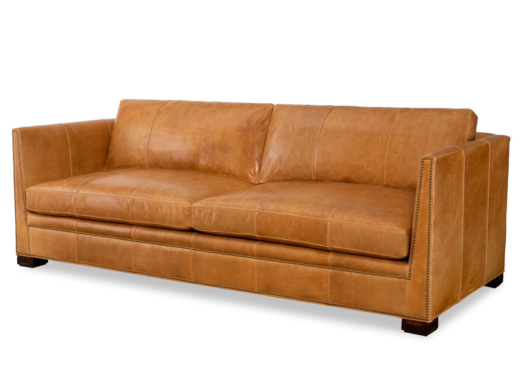 Thorpe L2556-92 Leather Sofa by Wesley Hall