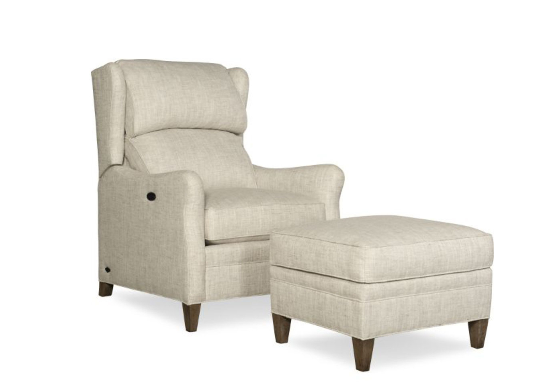 Stevenson 540 Fabric Tilt Back Chair & 540-25 Ottoman by Wesley Hall (sold separately)