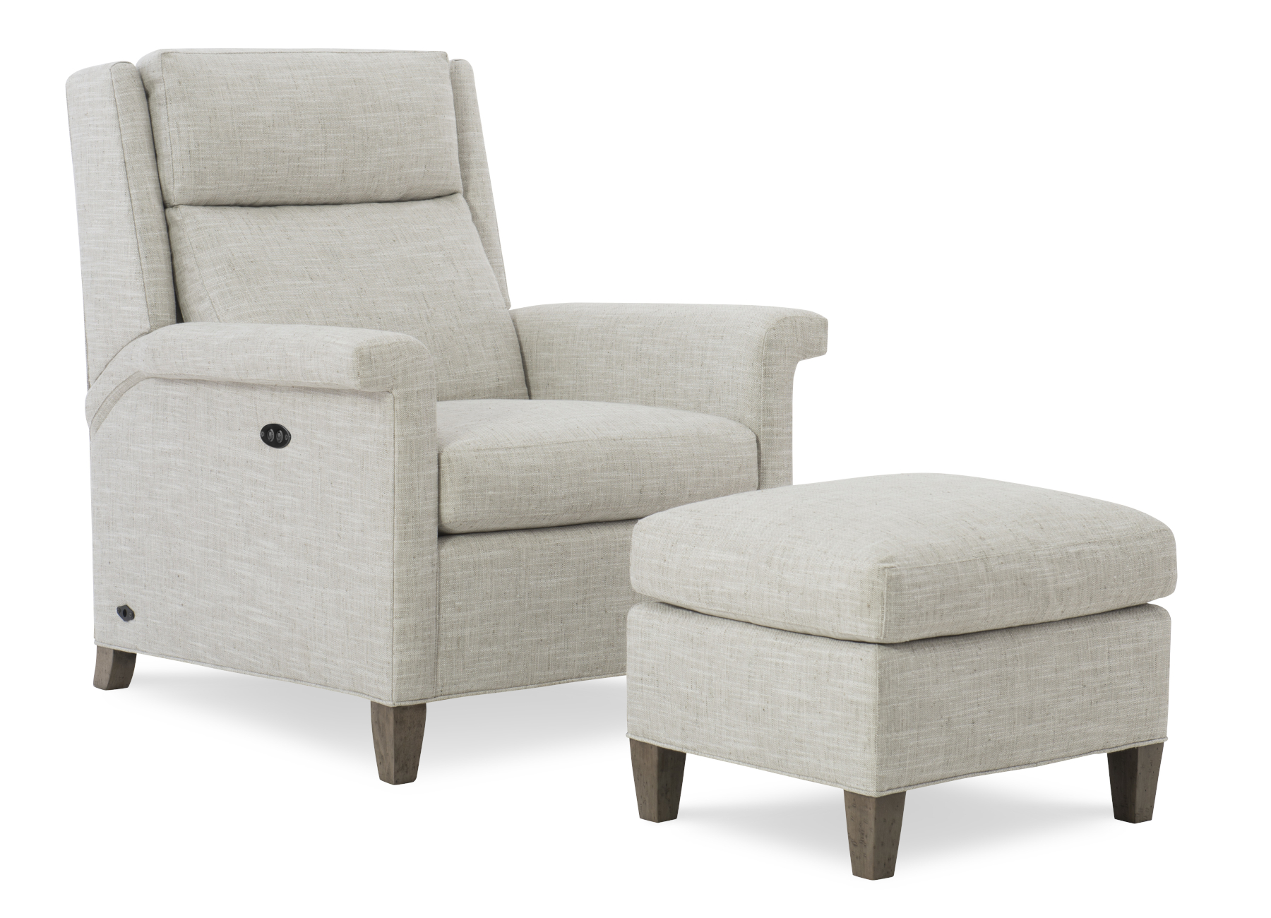 Talley 563 Fabric Tilt Back Chair & 563-23 Ottoman by Wesley Hall (sold separately)