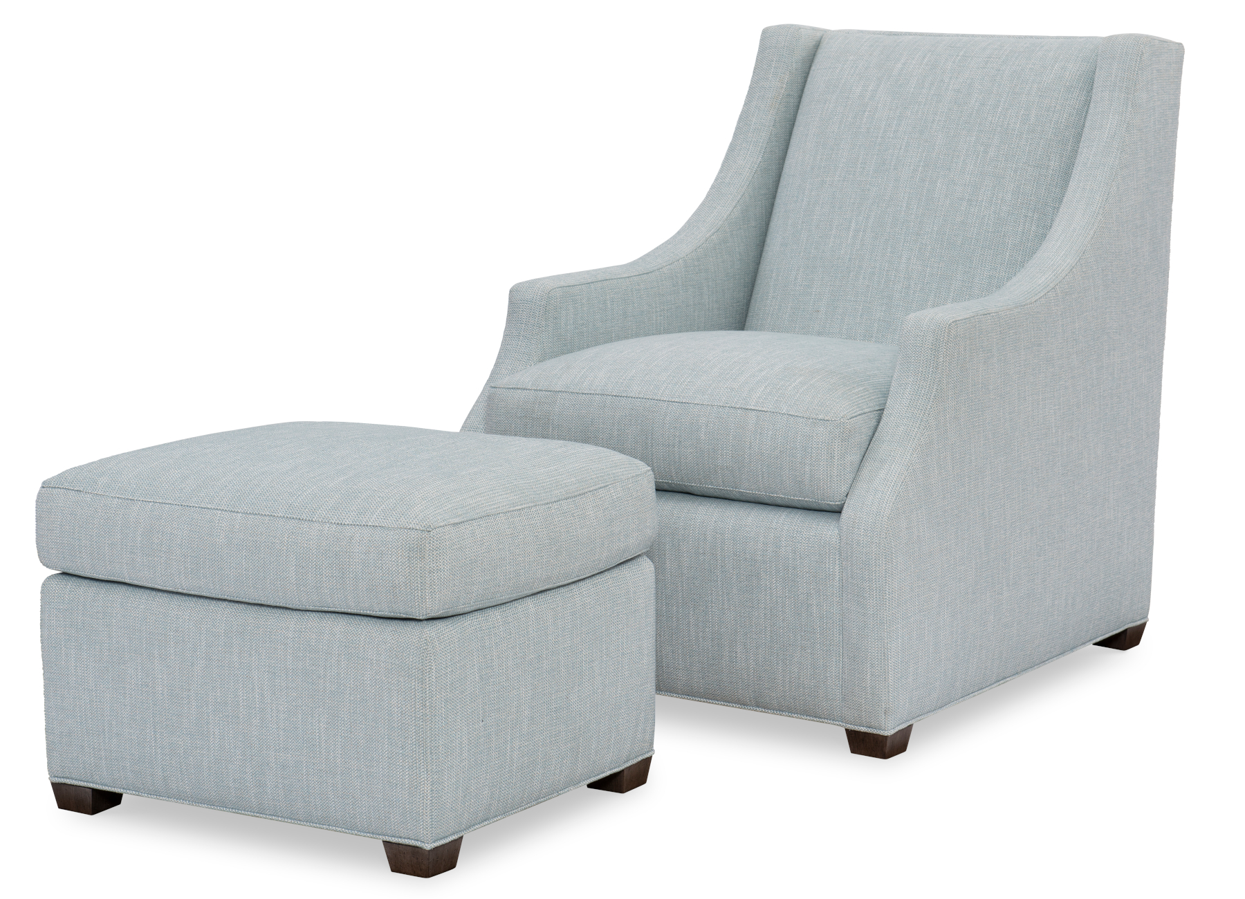 Trevor 2553 Fabric Chair & 2553-25 Ottoman by Wesley Hall (sold separately)