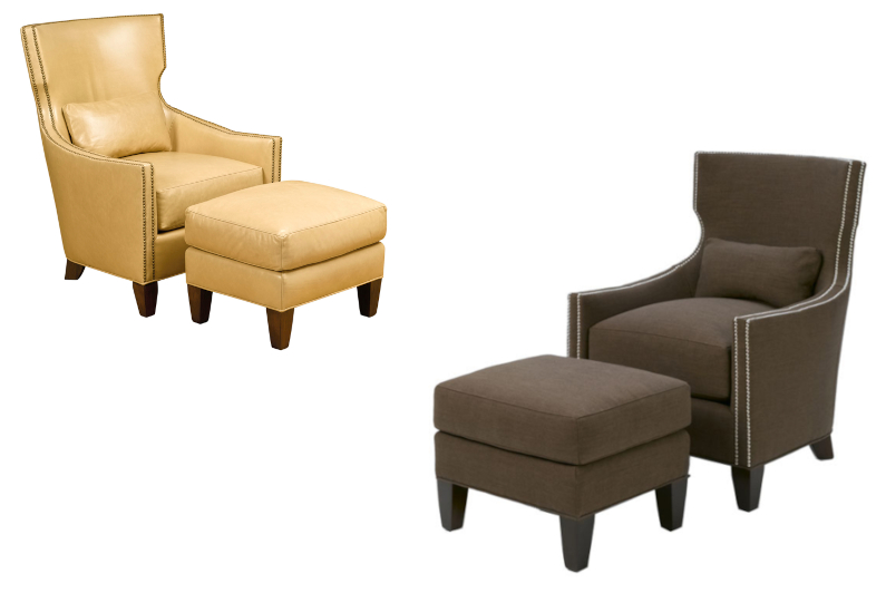 Tribeca Chair & Ottoman by Wesley Hall