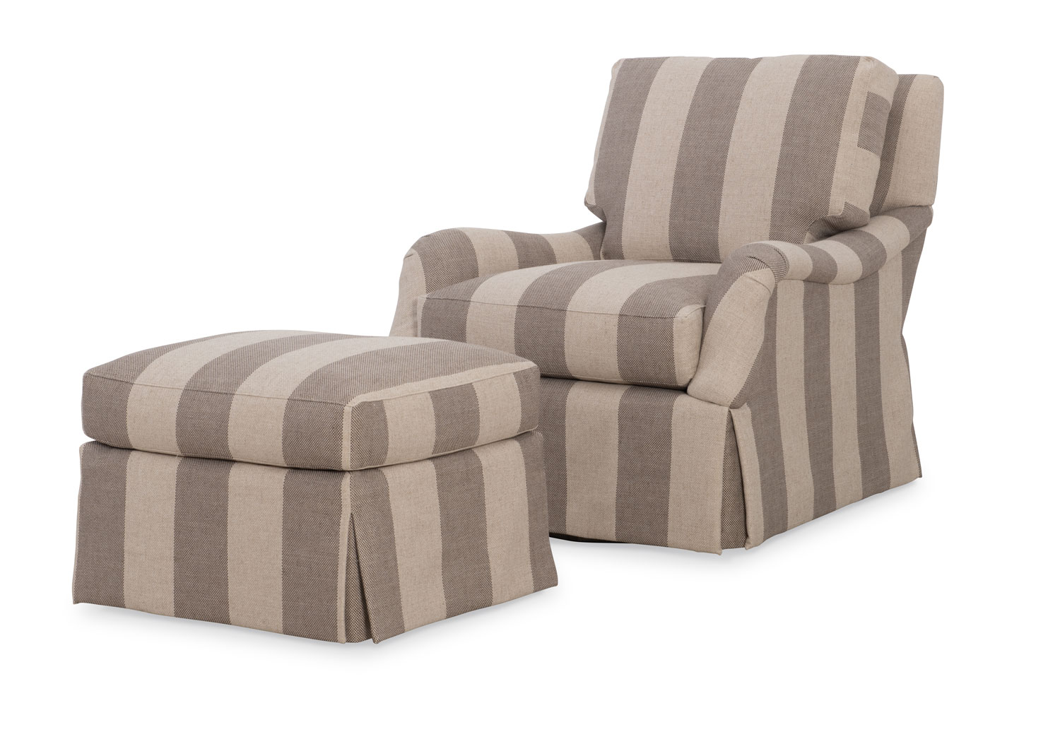 Wesley Hall 460 Kent Swivel Glider and 460-25 Kent Ottoman