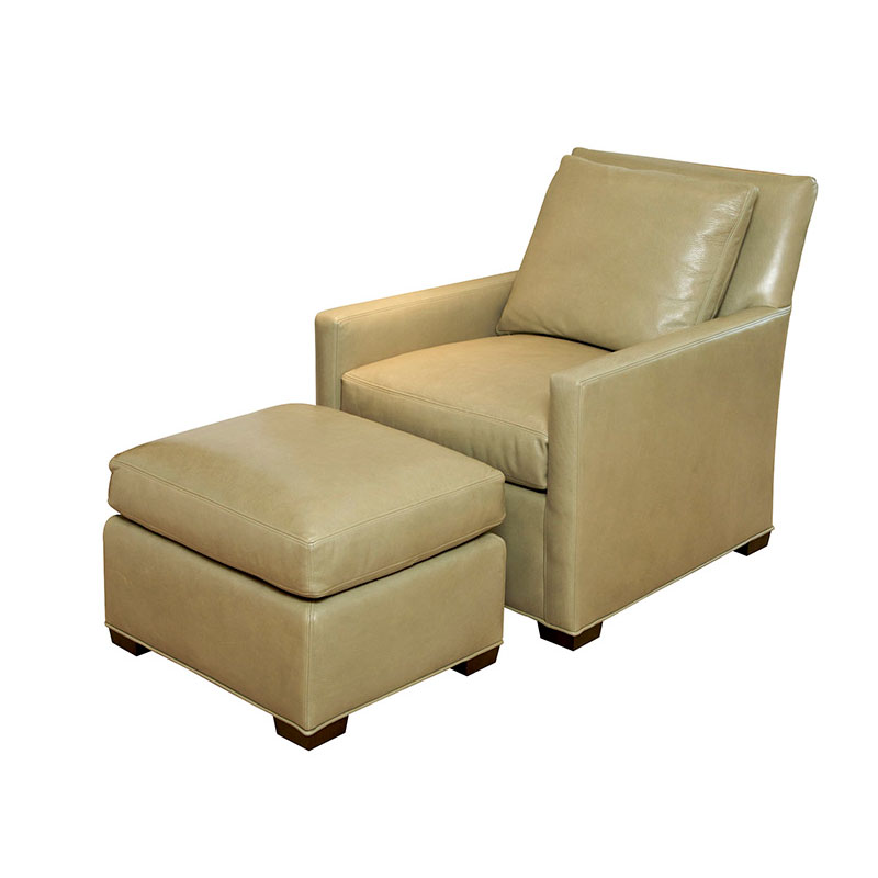 Wesley Hall L7101 Grayson Chair and L7101-24 Grayson Ottoman