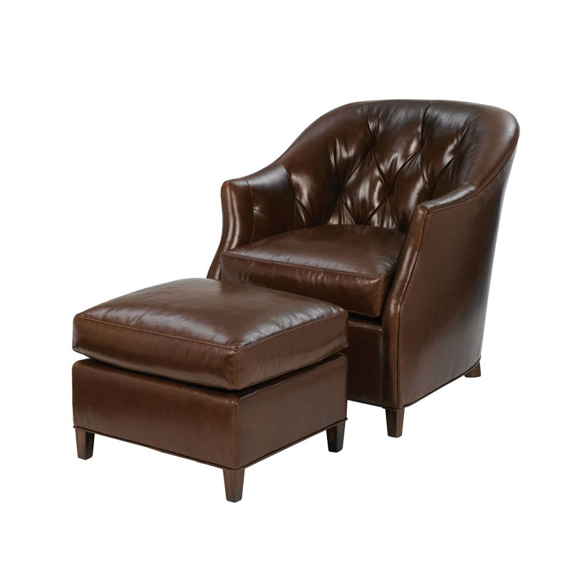 Wesley Hall L7107 Beckett Chair and L7107-22 Beckett Ottoman