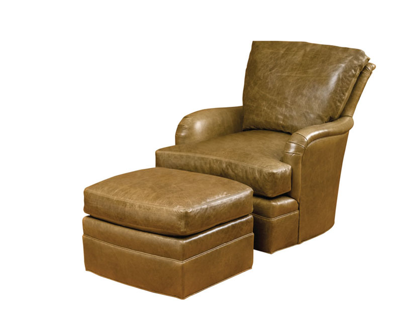 Wesley Hall L7087 Oscar Swivel Glider and L7087-25 Ottoman