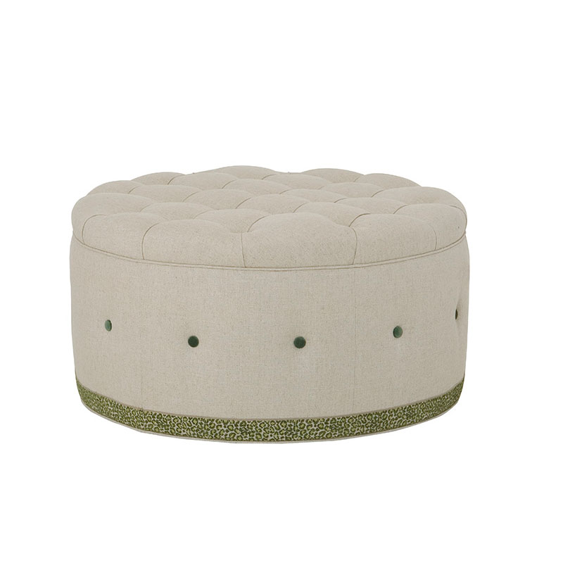 Wesley Hall 88C Carlson Ottoman