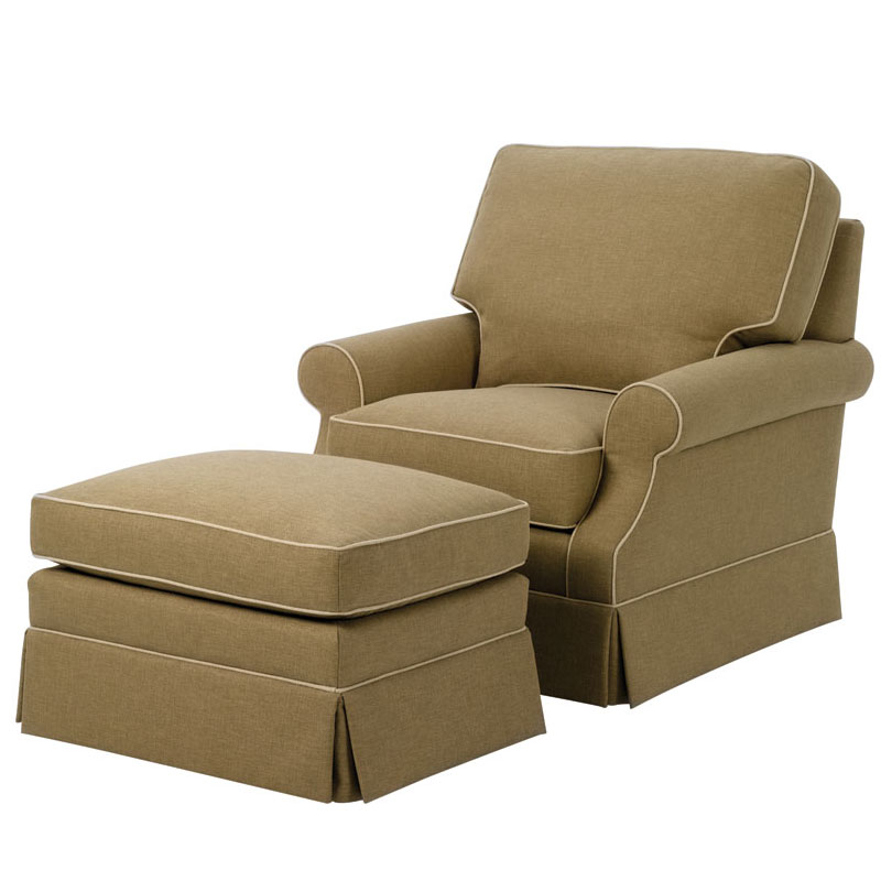 1489 Reynolds Chair & Ottoman by Wesley Hall