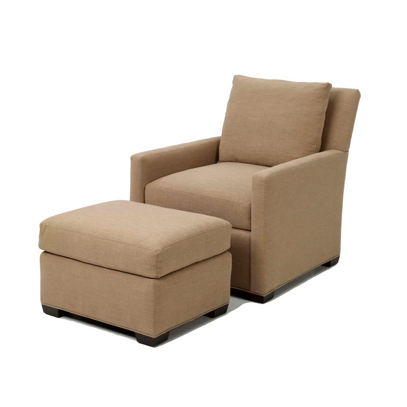 Wesley Hall 674 Grayson Chair and 674-24 Grayson Ottoman