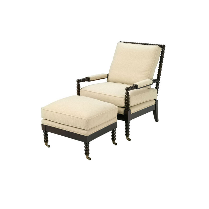 Wesley Hall 746 Marshall Chair and 746-24 Marshall  Ottoman 