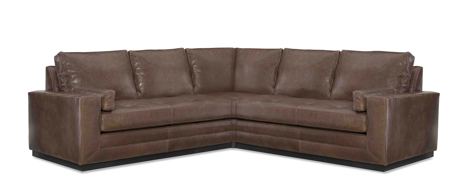 Wesley Hall PL2500 Dapper Leather Sectional 