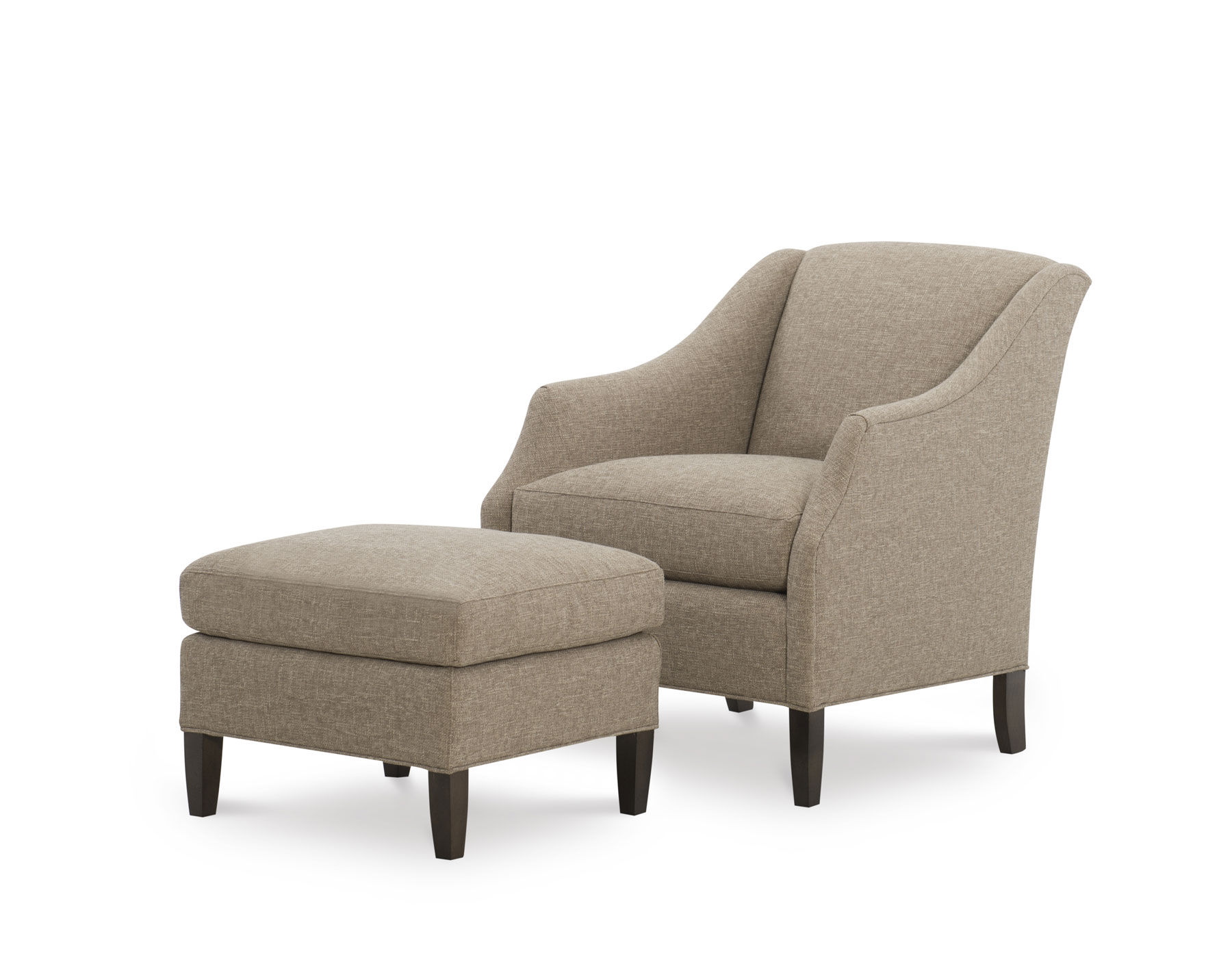 Wesley Hall 578 Milloy Chair and 578-22 Milloy Ottoman