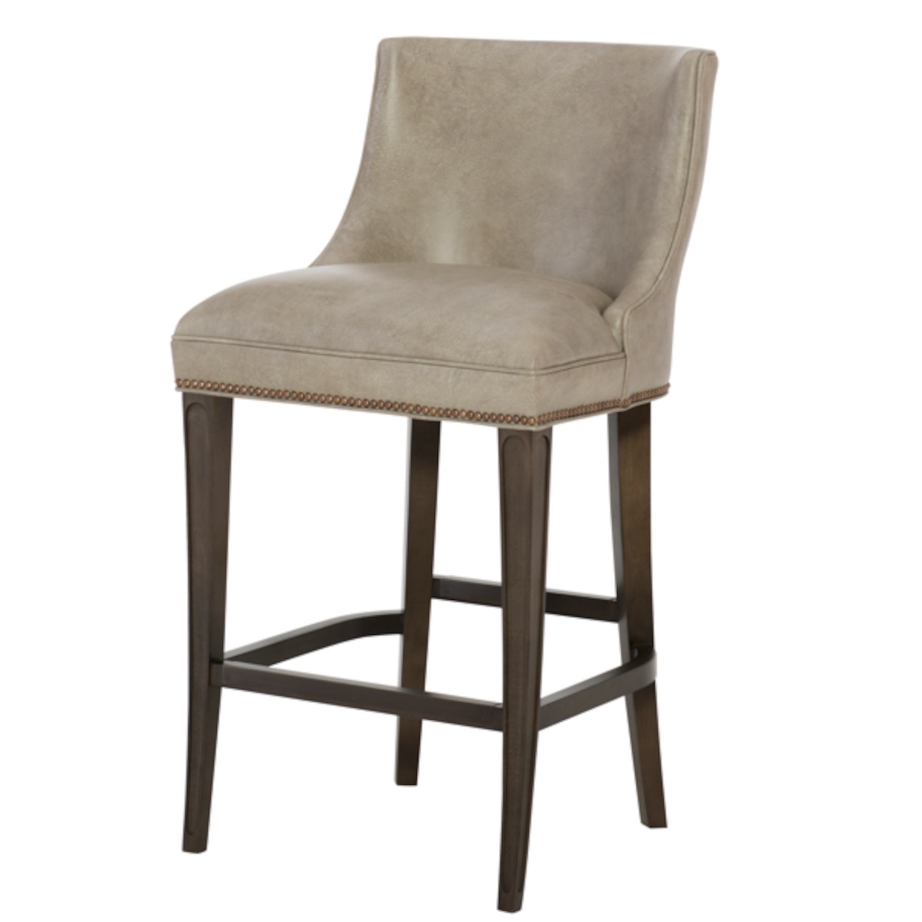 Errol Bar Stool in Leather